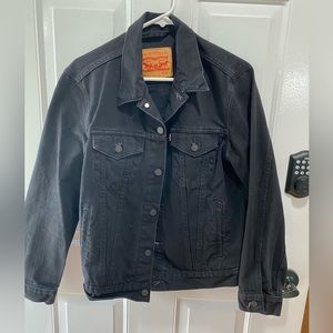 Black Denim Men’s Levi’s Jacket size Medium